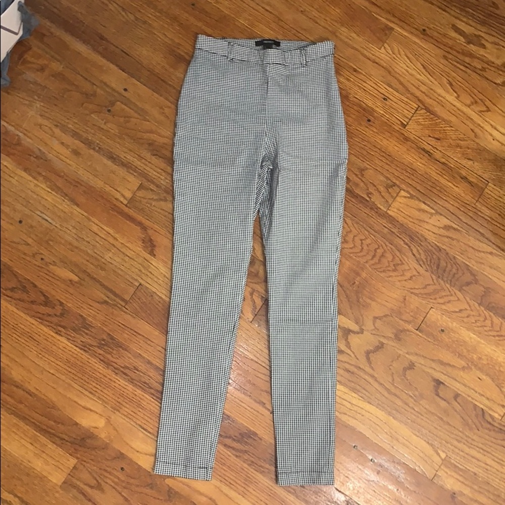 Stretchy gingham pants